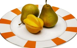 Online KARE Design Talerz Harlequin pomarańczowy Ø27cm - KARE