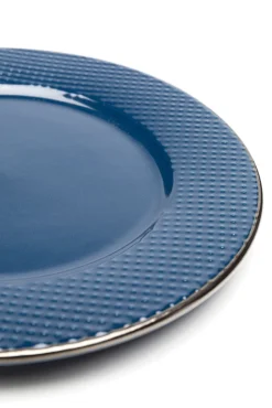 New KARE Design Talerz obiadowy ceramiczny niebieski Ø27 cm - KARE