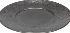 Clearance KARE Design Talerz obiadowy czarny kamionkowy Ø27 cm - KARE