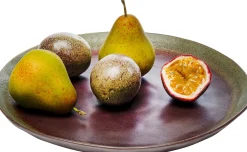 Outlet KARE Design Talerz obiadowy fioletowo-zielony kamionka Ø27 cm - KARE