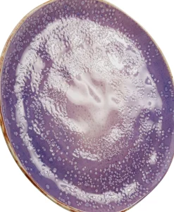 Online KARE Design Talerz obiadowy fioletowy Ø26 cm ceramika - KARE