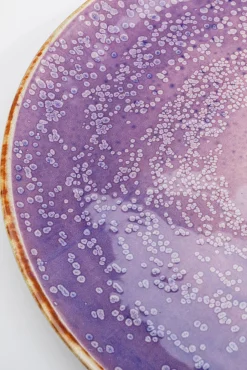 Online KARE Design Talerz obiadowy fioletowy Ø26 cm ceramika - KARE