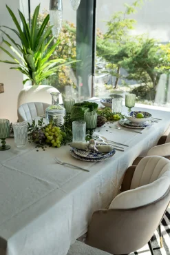 Clearance KARE Design Talerz obiadowy Fresco Ø26 cm biało-niebieski - KARE