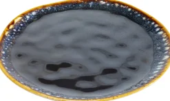 Hot KARE Design Talerz obiadowy kamionkowy ciemnoniebieski Ø26 cm - KARE