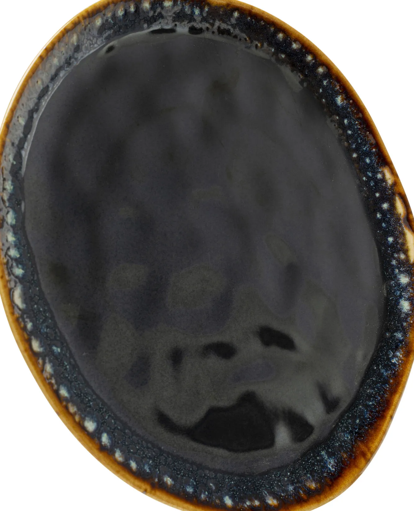 Hot KARE Design Talerz obiadowy kamionkowy ciemnoniebieski Ø26 cm - KARE