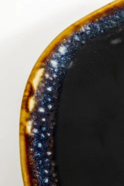 Hot KARE Design Talerz obiadowy kamionkowy ciemnoniebieski Ø26 cm - KARE