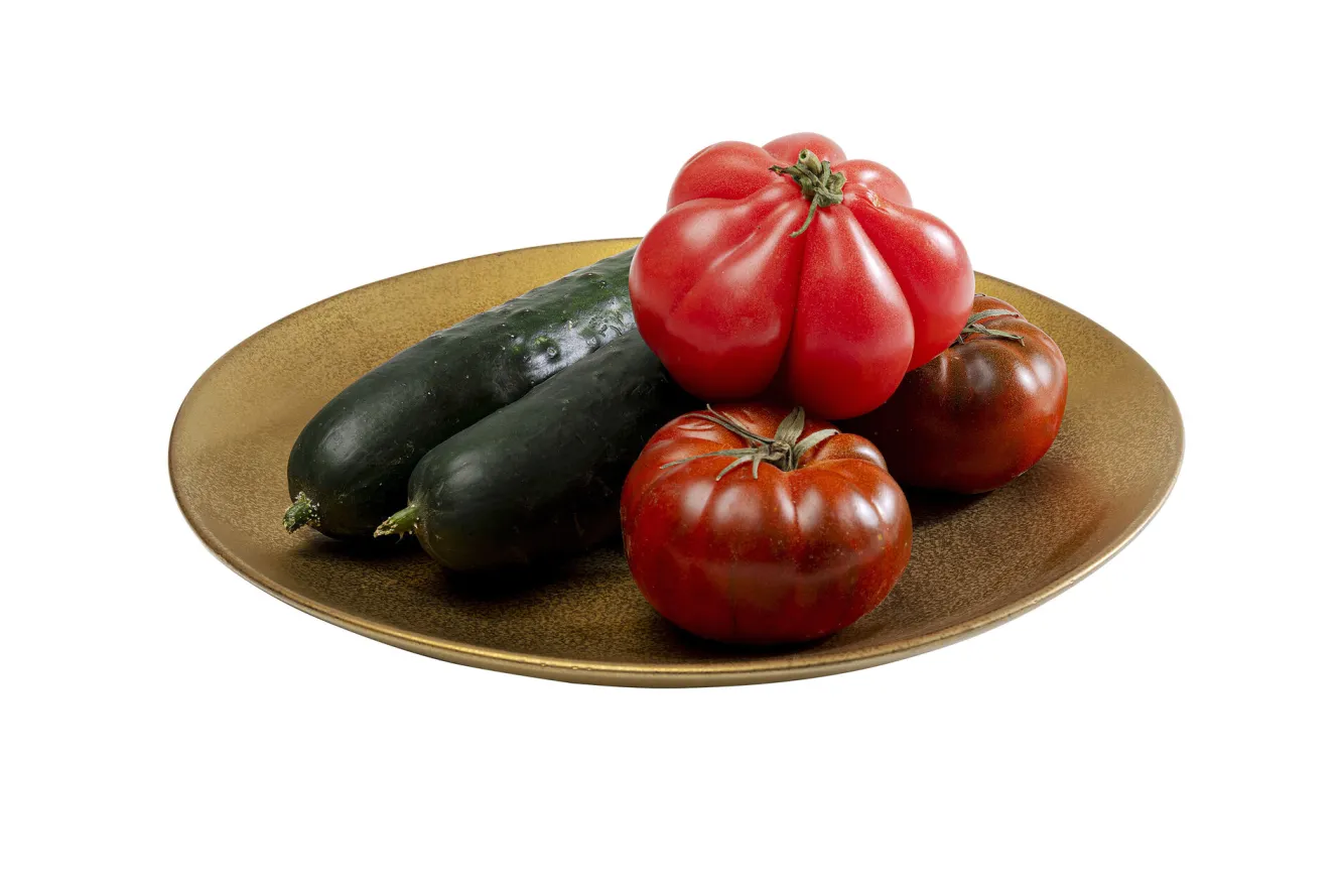 Outlet KARE Design Talerz obiadowy z porcelany złoty Ø26 cm - KARE