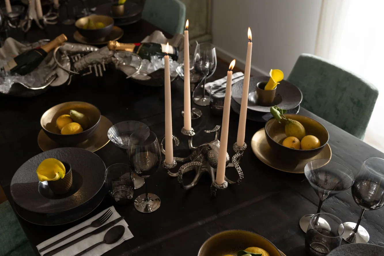 Outlet KARE Design Talerz obiadowy z porcelany złoty Ø26 cm - KARE