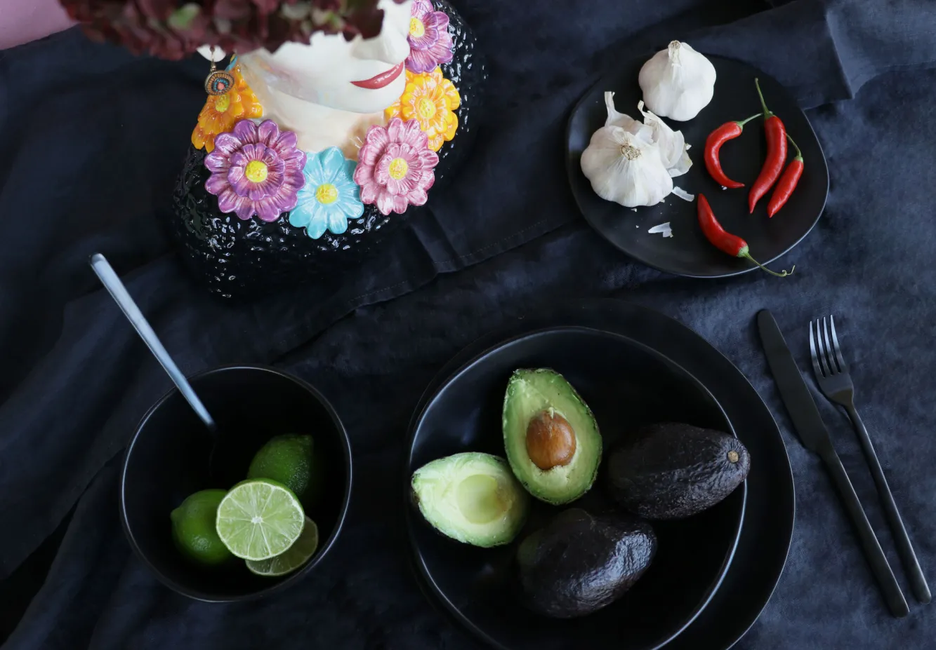 Fashion KARE Design Talerz Organic 26 cm czarny - KARE