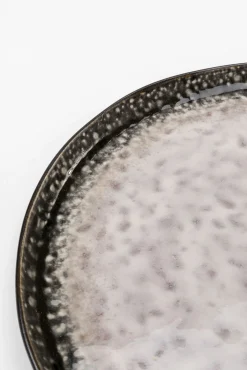 Sale KARE Design Talerz szary obiadowy kamionka Ø27 cm - KARE