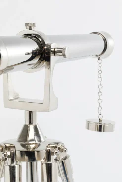 New KARE Design Teleskop dekoracyjny srebrny stal i aluminium 125 cm - KARE