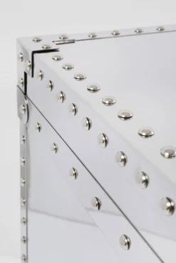 Hot KARE Design Toaletka z lustrem i szufladami glamour stal nierdzewna 65x100 cm - KARE