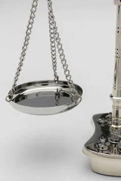 Clearance KARE Design Waga szalkowa dekoracyjna glamour mosiądz niklowany 17x23 cm - KARE