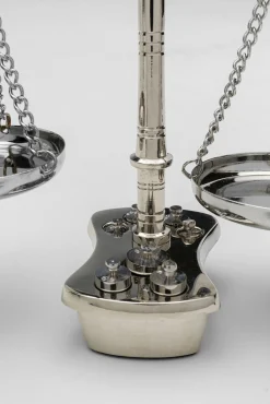 Clearance KARE Design Waga szalkowa dekoracyjna glamour mosiądz niklowany 17x23 cm - KARE