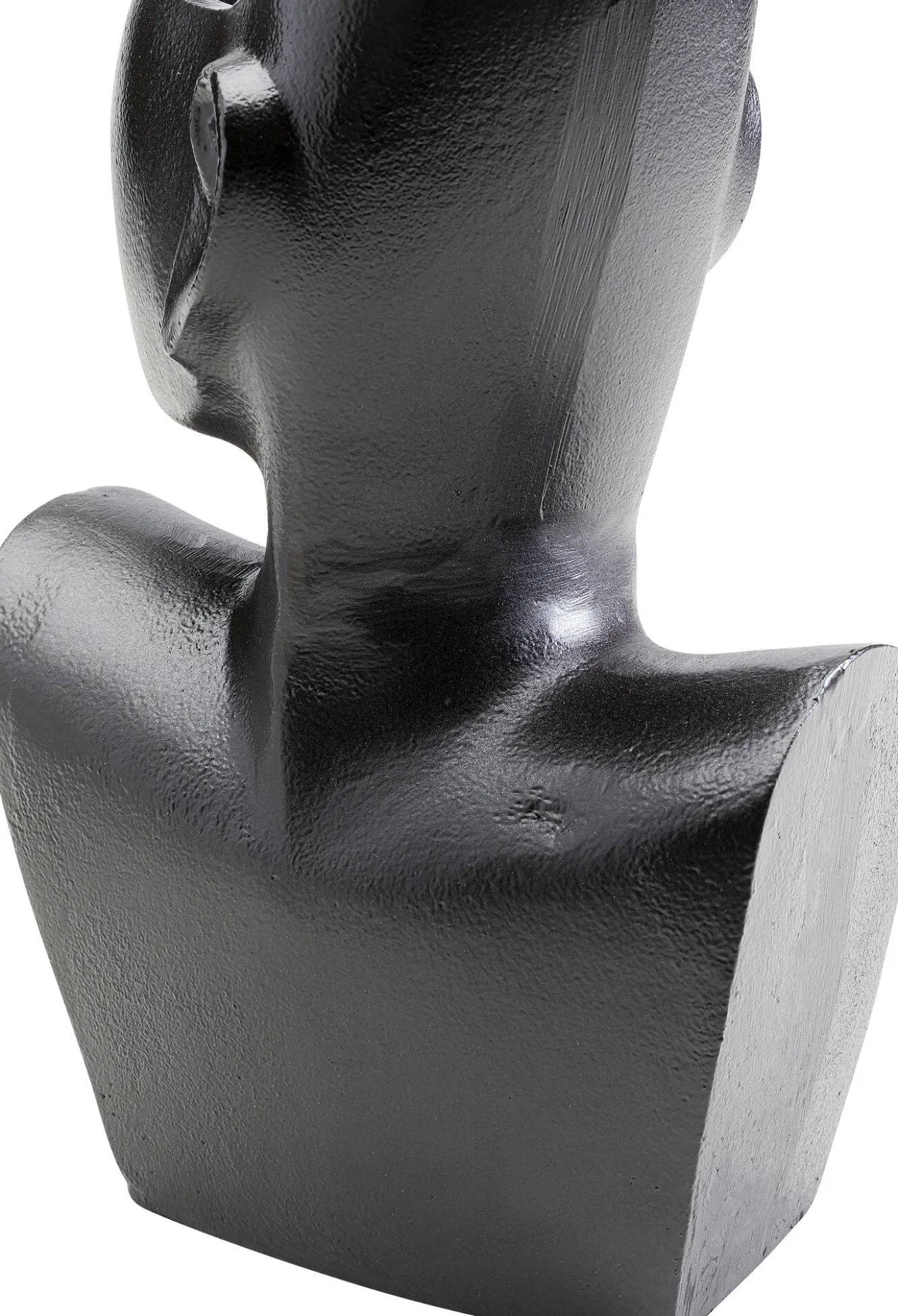 Online KARE Design Wazon aluminiowy czarny motyw twarzy 20x27 cm - KARE