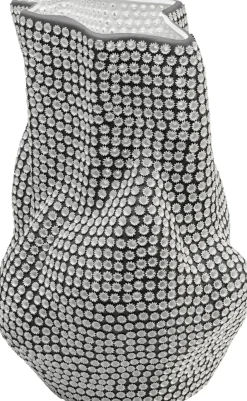 Outlet KARE Design Wazon Anemone czarny 43cm - KARE