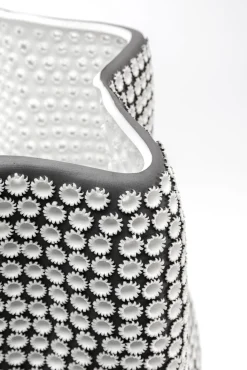 Outlet KARE Design Wazon Anemone czarny 43cm - KARE