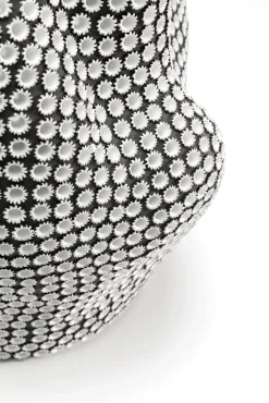 Outlet KARE Design Wazon Anemone czarny 43cm - KARE