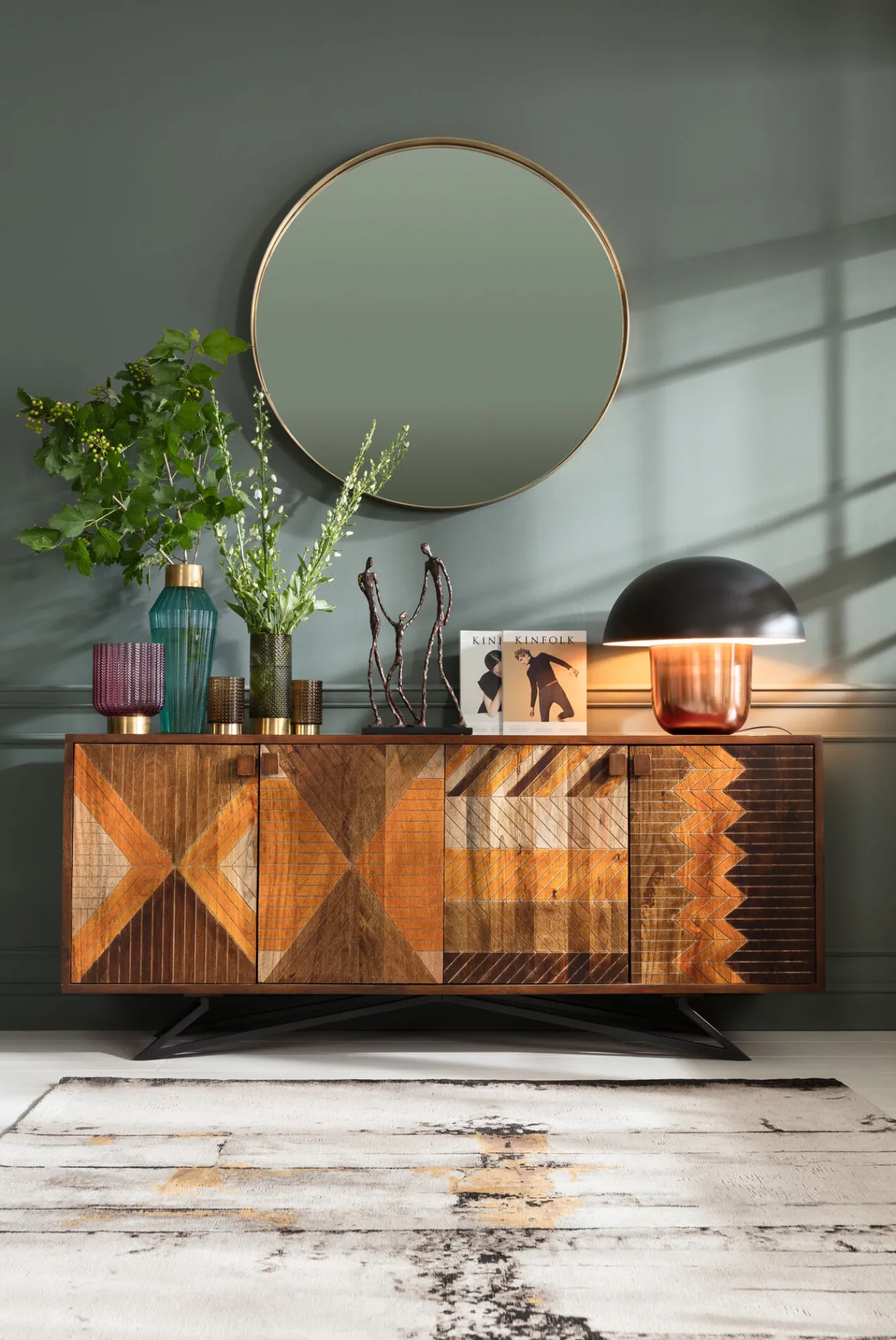 Fashion KARE Design Wazon Barfly Ø18x43 cm jasnoniebieski - KARE