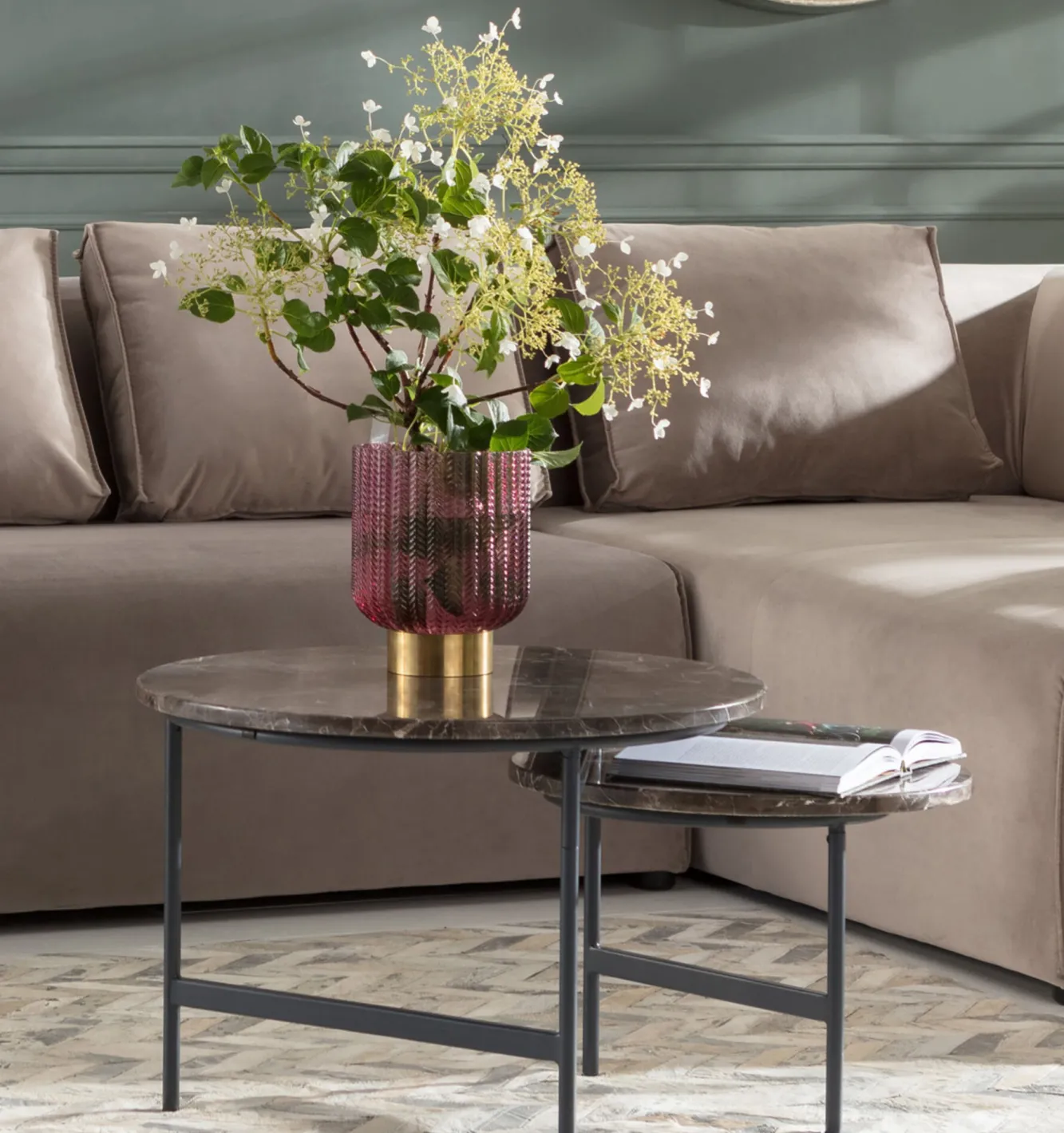 New KARE Design Wazon Barfly Ø17x20 cm różowy - KARE