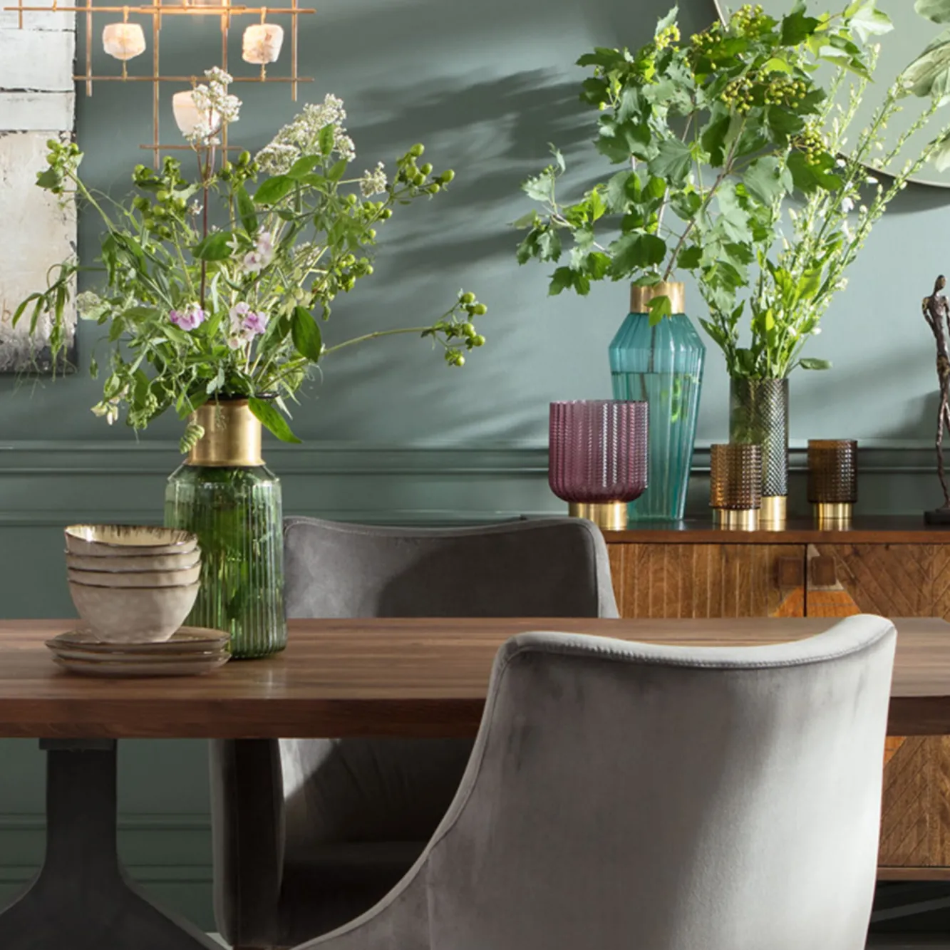 Best KARE Design Wazon Barfly Ø15x30 cm zielony - KARE