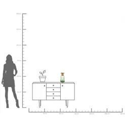 Best KARE Design Wazon Barfly Ø15x30 cm zielony - KARE