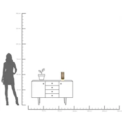 New KARE Design Wazon Barfly Ø11x25 cm zielony - KARE