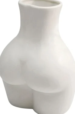Best KARE Design Wazon biały z motywem ludzkiego ciała ceramiczny 16x22 cm - KARE