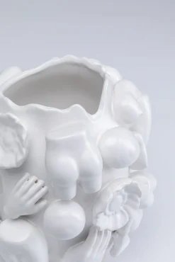Hot KARE Design Wazon Body Parts 21x25 cm biały - KARE