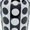 New KARE Design Wazon Brillar Ø25x45 cm czarno-biały - KARE