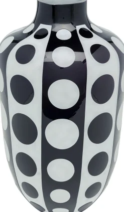 New KARE Design Wazon Brillar Ø25x45 cm czarno-biały - KARE
