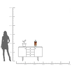New KARE Design Wazon brązowo-transparentny szkło z recyklingu Ø15x40 cm burza piaskowa - KARE