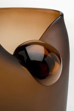 Online KARE Design Wazon Buckle brązowy 21cm - KARE