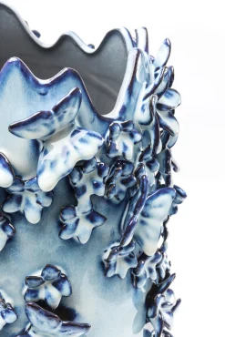 Online KARE Design Wazon Butterflies 28x50 cm jasnoniebieski - KARE