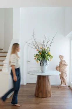 Online KARE Design Wazon Butterflies 28x50 cm jasnoniebieski - KARE