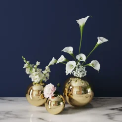 Online KARE Design Wazon ceramiczny złoty Ø11 cm - KARE