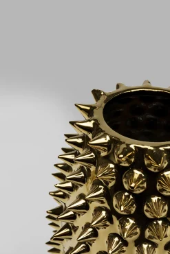 Best KARE Design Wazon ceramiczny złoty glamour Ø13x21 cm - KARE