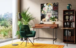 Fashion KARE Design Wazon Chameleon Jack Fruit Ø39x39 cm zielono-złoty - KARE