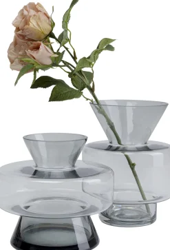 Sale KARE Design Wazon Cristallino Ø15x20 cm transparentny - KARE