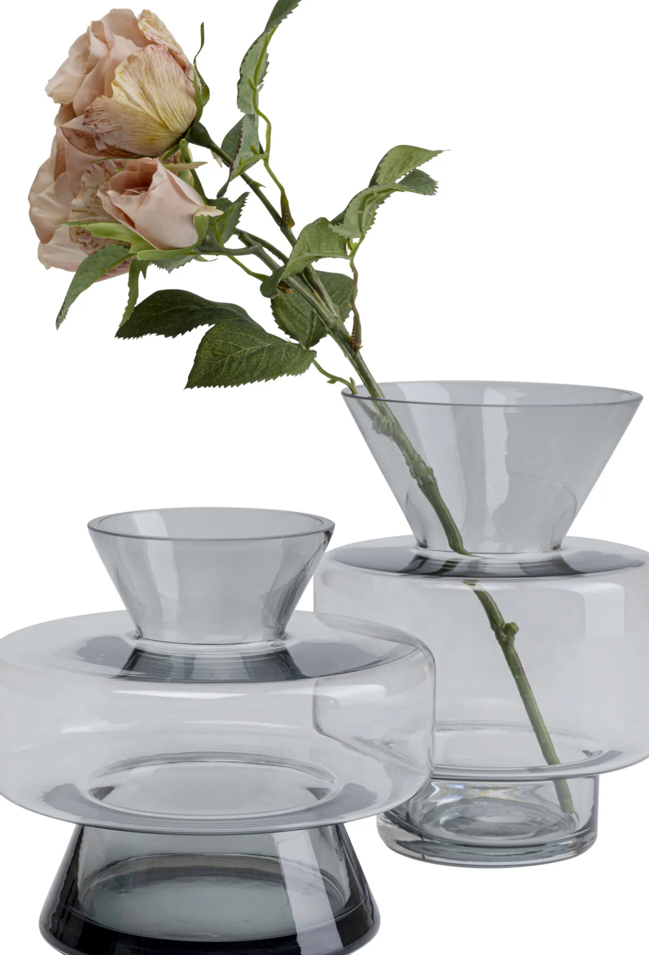 Sale KARE Design Wazon Cristallino Ø15x20 cm transparentny - KARE