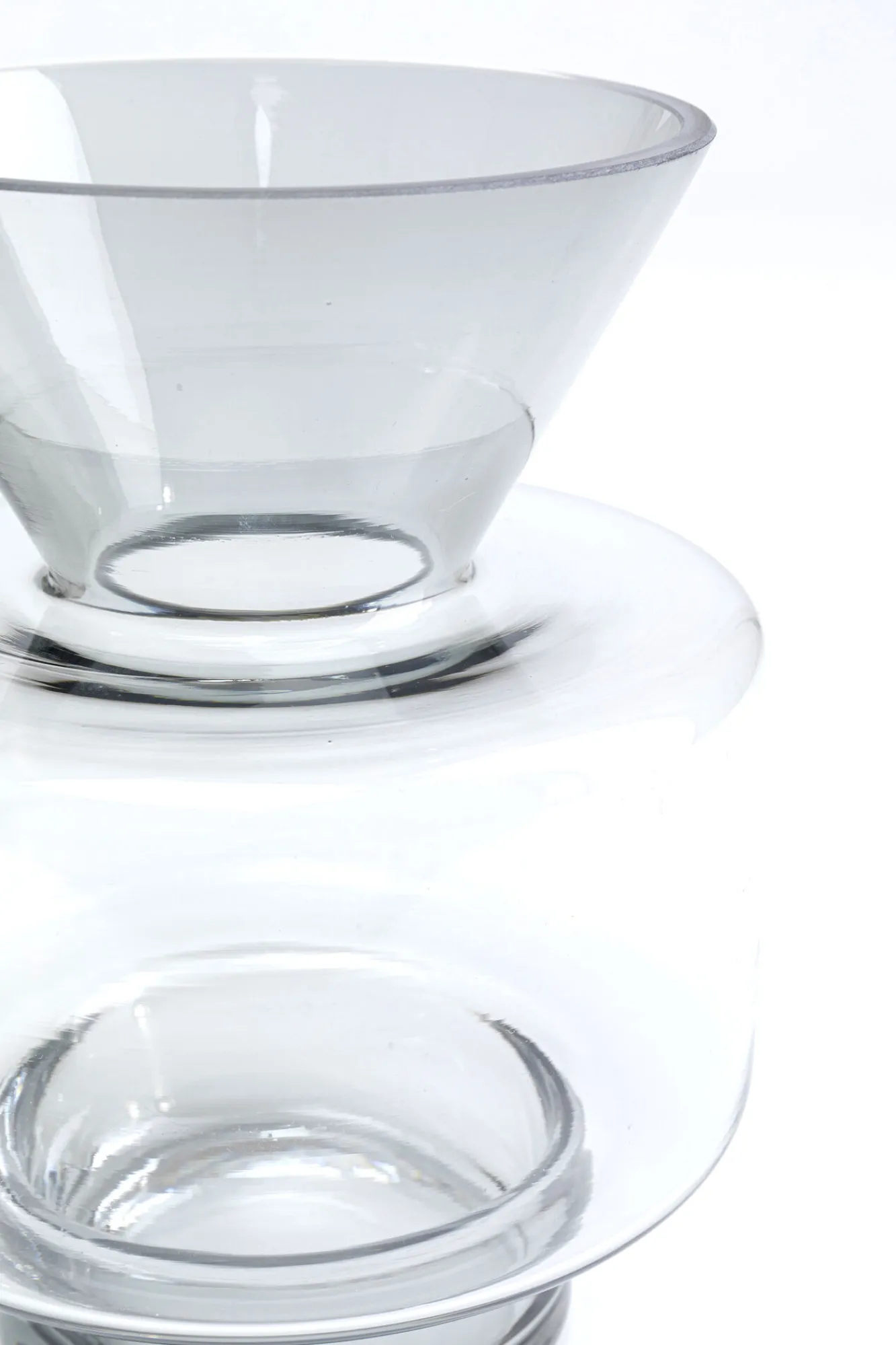 Sale KARE Design Wazon Cristallino Ø15x20 cm transparentny - KARE