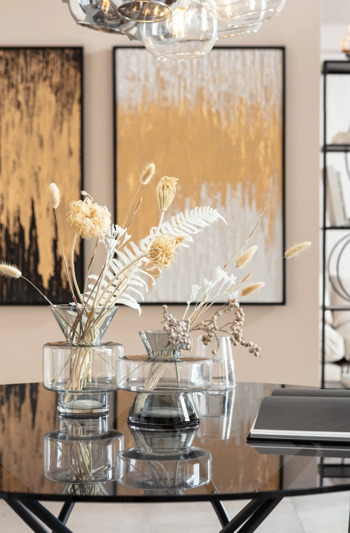 Sale KARE Design Wazon Cristallino Ø15x20 cm transparentny - KARE