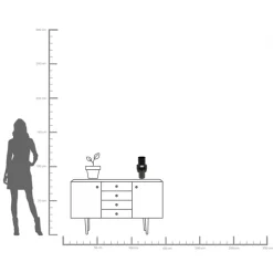 Sale KARE Design Wazon czarny stal emaliowana Ø16x33 cm - KARE