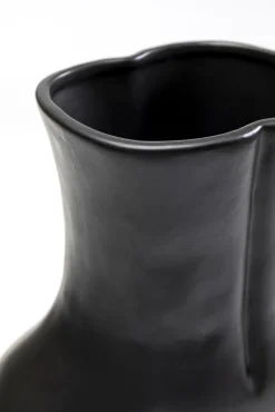 Fashion KARE Design Wazon czarny z motywem ludzkiego ciała 27x40 cm - KARE