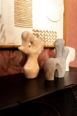 Sale KARE Design Wazon dekoracyjny beżowy 21x25 cm - KARE