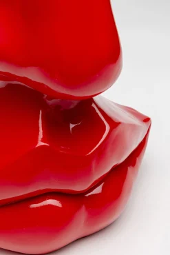 Outlet KARE Design Wazon dekoracyjny czerwony usta 25x38 cm - KARE