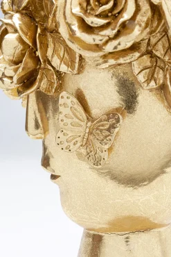 Best KARE Design Wazon dekoracyjny Flowercrown 20x31 cm złoty - KARE