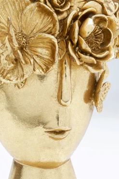 Best KARE Design Wazon dekoracyjny Flowercrown 20x31 cm złoty - KARE