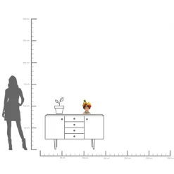 Sale KARE Design Wazon dekoracyjny Fruity 23x37 cm kolorowy - KARE