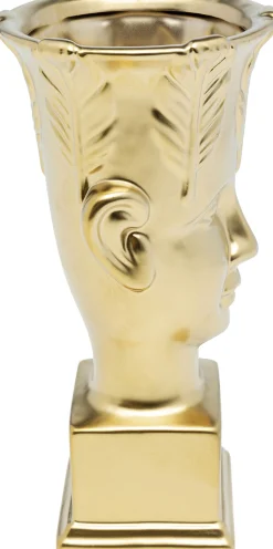 Fashion KARE Design Wazon dekoracyjny Rosto Ø12x25 cm złoty - KARE